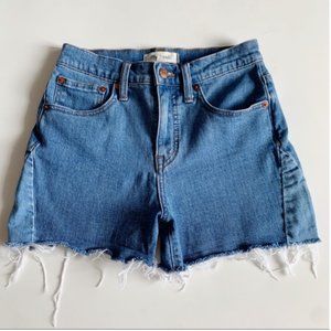 Madewell High-Rise Denim Shorts Pieced Edition 24